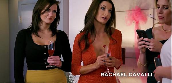  ADULT TIME - MILF Mania! Bachelorette Party Has SUPER HOT Lesbian Foursome!